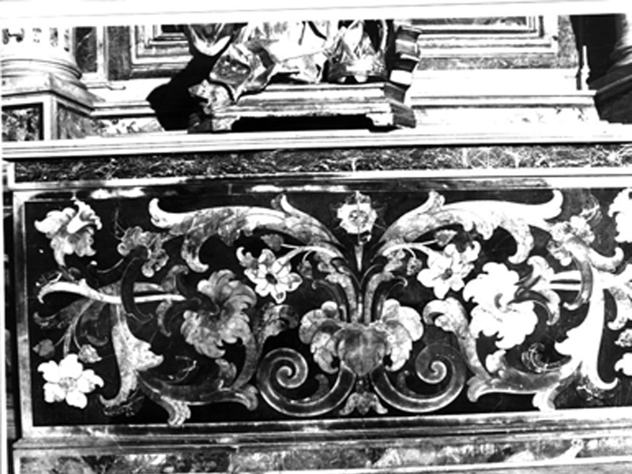 ALTARE, ELEMENTO D'INSIEME - BOTTEGA NAPOLETANA (PRIMO QUARTO sec. XVIII)
