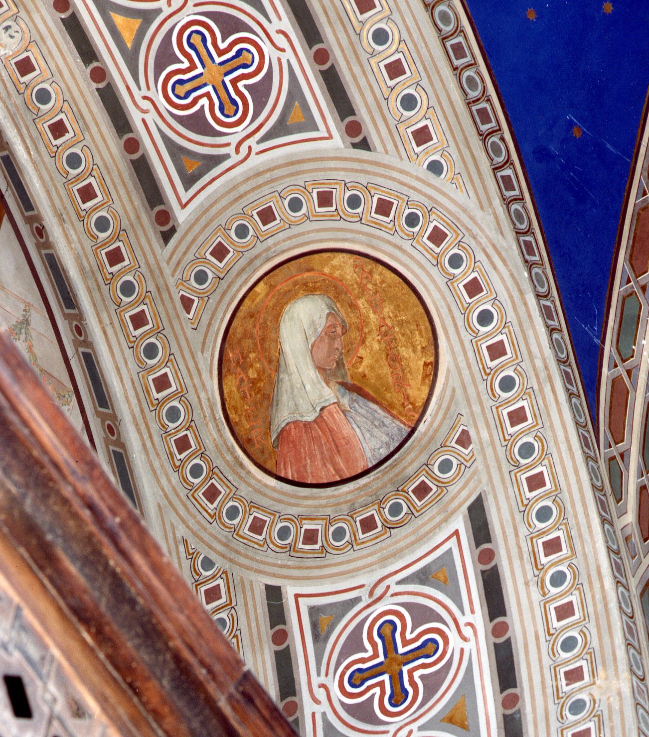 madre del salvatore, Maria Vergine (dipinto) di Morelli Domenico (sec. XIX)