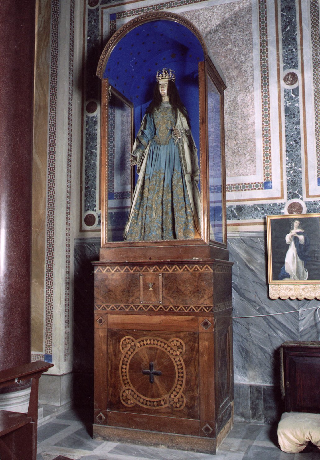 Madonna con Bambino (statua) - manifattura napoletana (seconda metà sec. XIX)