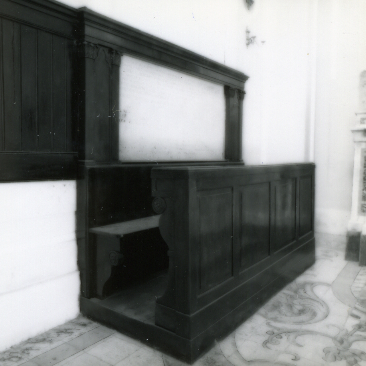 STALLO DI CONFRATERNITA - manifattura napoletana (FINE sec. XIX)