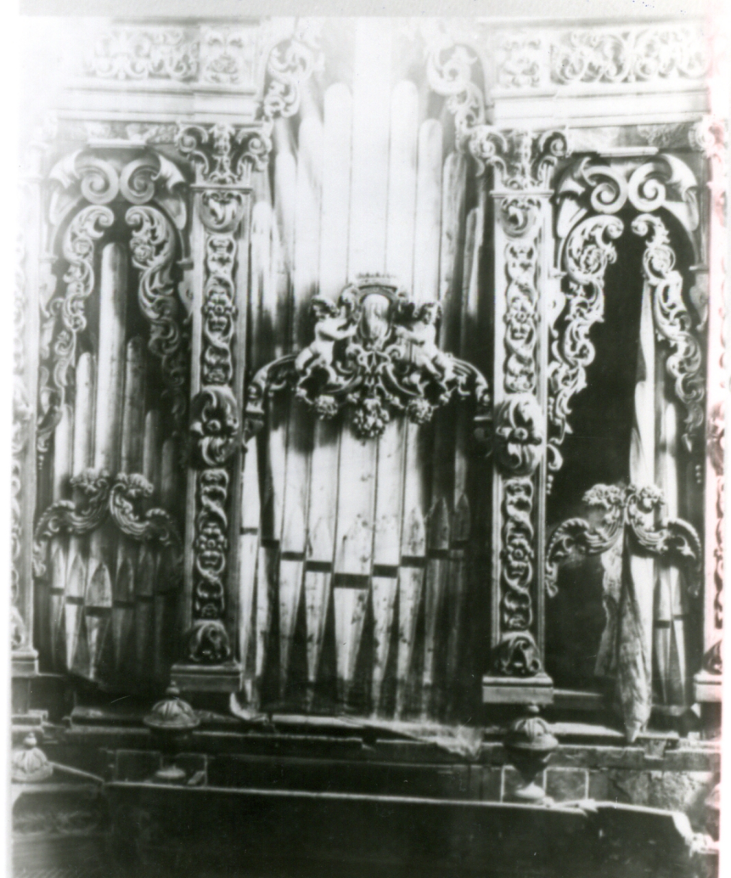 cassa d'organo - bottega napoletana (seconda metà sec. XVII)