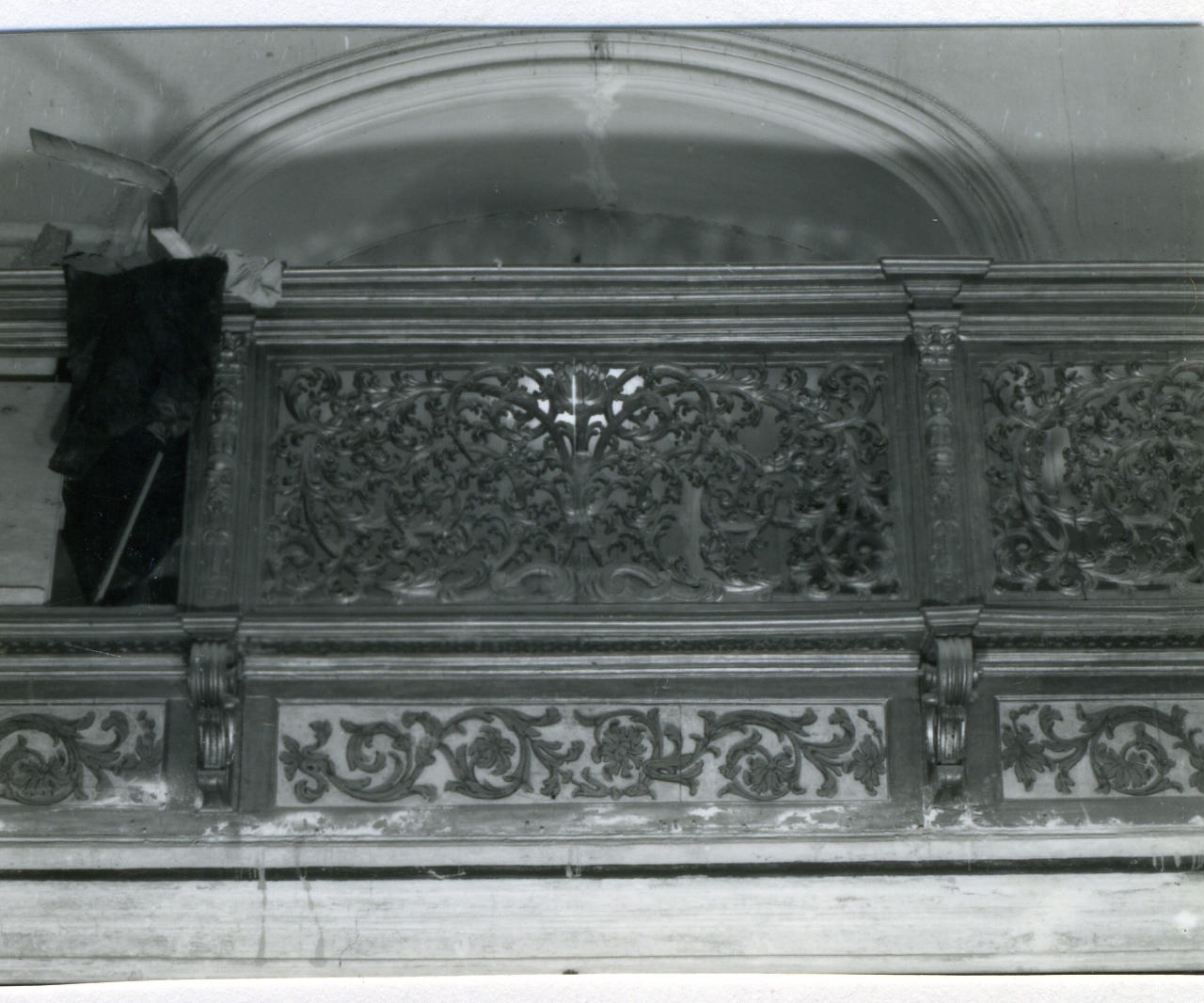 PALCO DI CANTORIA - manifattura napoletana (INIZIO sec. XVIII)