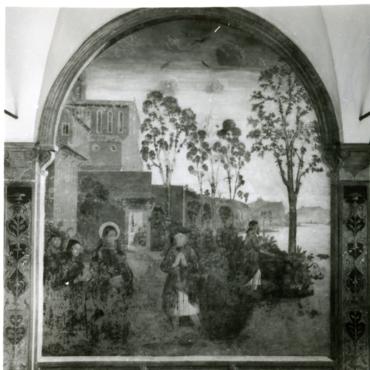 storie della vita di San Benedetto (dipinto, ciclo) di Solario Antonio (sec. XVI)