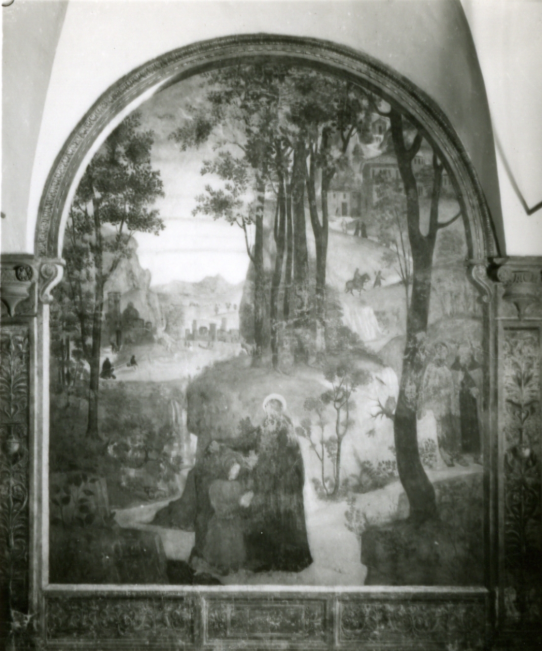 storie della vita di San Benedetto (dipinto, ciclo) di Solario Antonio (sec. XVI)