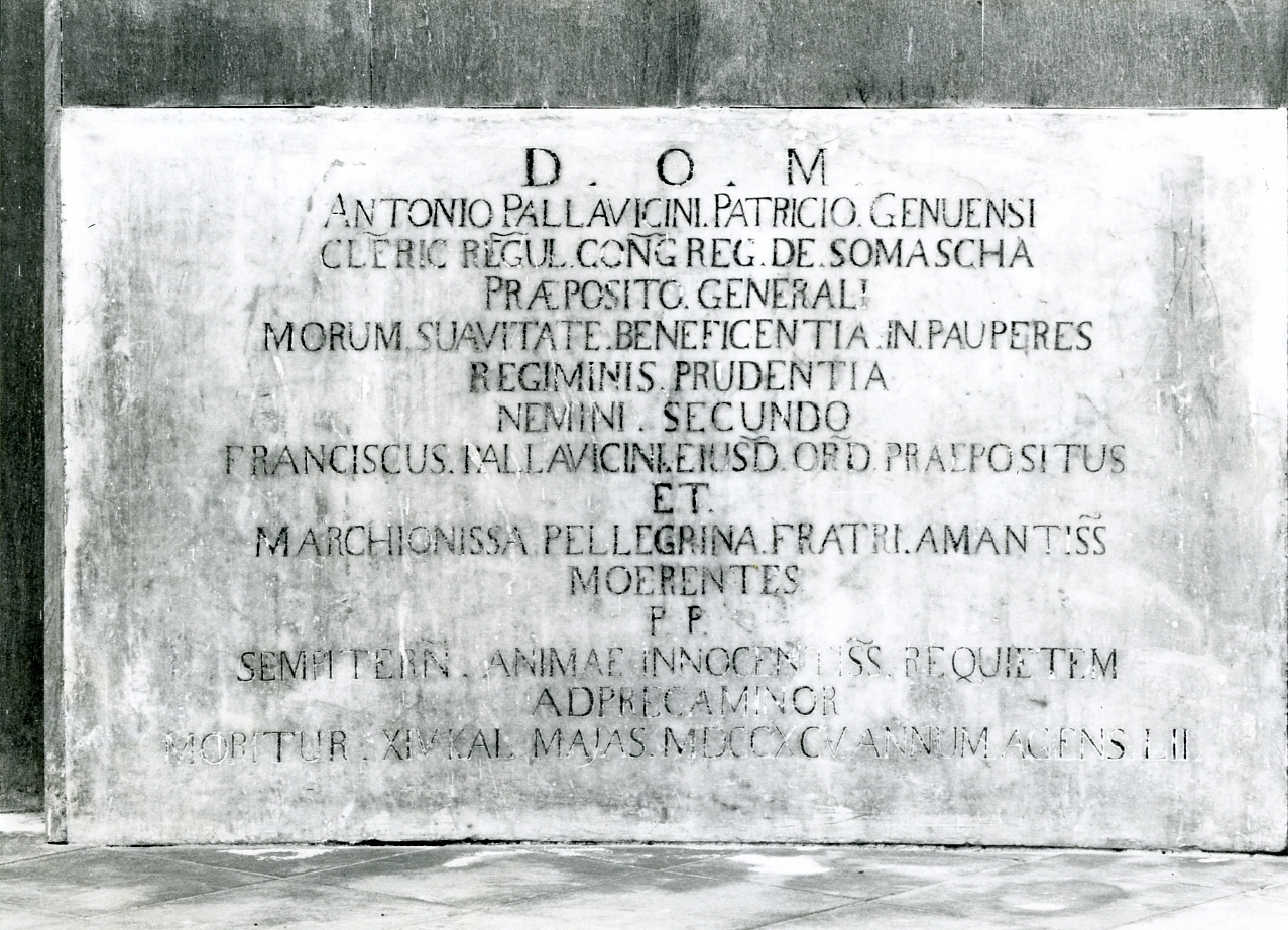 lapide tombale - bottega napoletana (sec. XVIII)