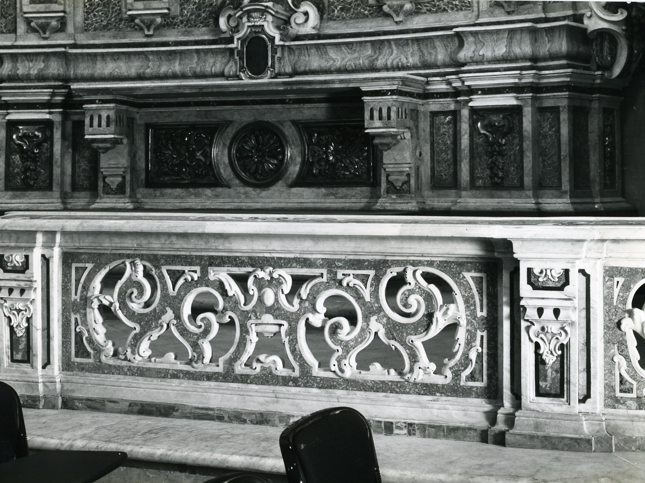 balaustrata - bottega napoletana (prima metà sec. XVIII)