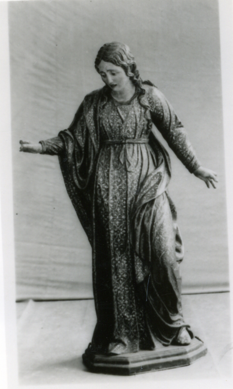 MADONNA ADDOLORATA (SCULTURA, ELEMENTO D'INSIEME) - AMBITO NAPOLETANO (FINE Sec. XVI)