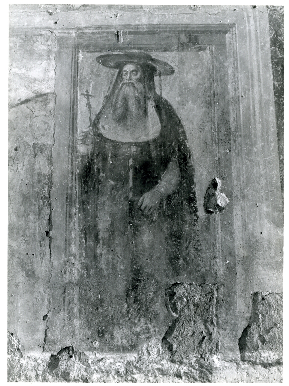 SAN GEROLAMO (DIPINTO, ELEMENTO D'INSIEME) - AMBITO NAPOLETANO (Seconda metà Sec. XVI)