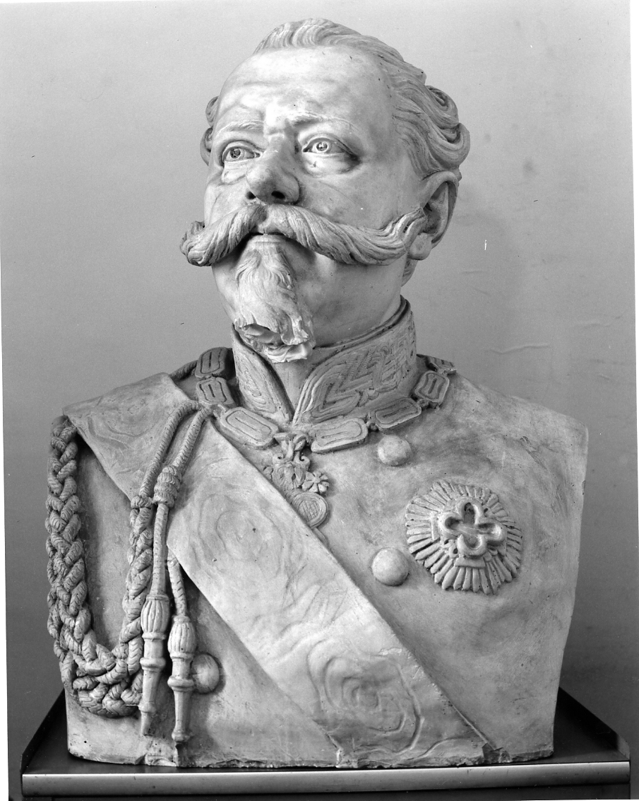 busto ritratto di Vittorio Emanuele II (busto) - ambito napoletano (seconda metà sec. XIX)