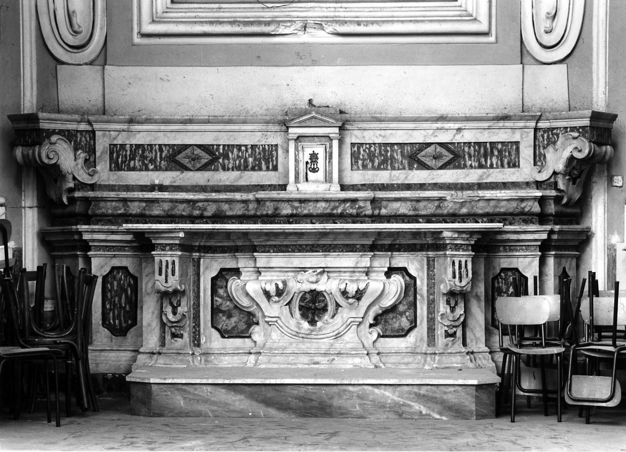 altare - bottega napoletana (fine sec. XVIII)