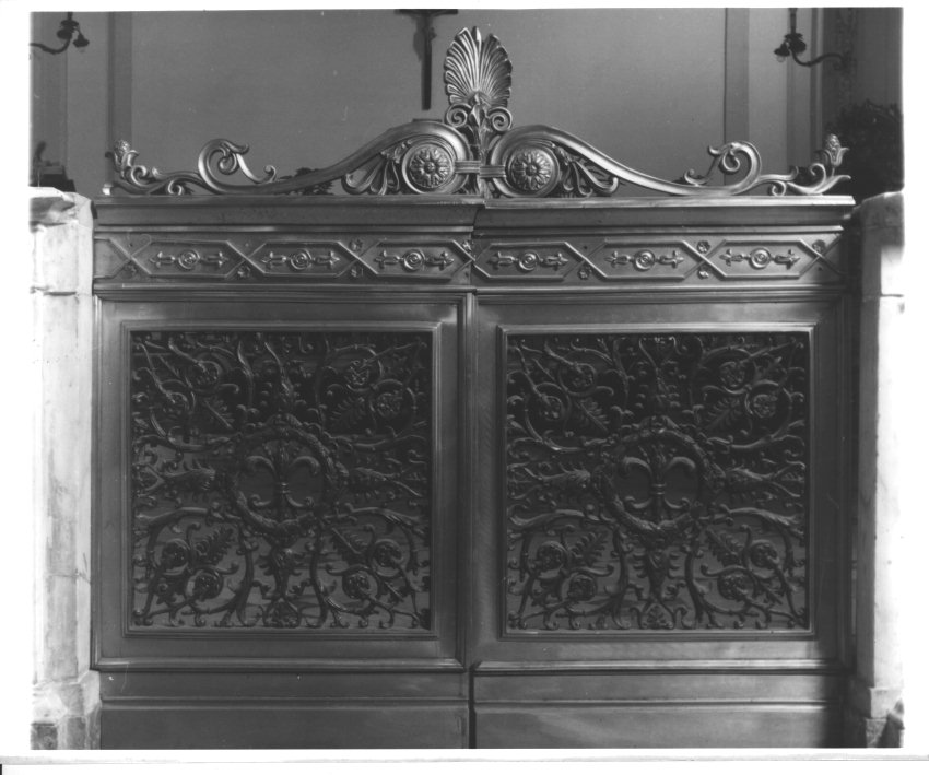 CANCELLETTO DI BALAUSTRATA - manifattura napoletana (Metà sec. XIX)