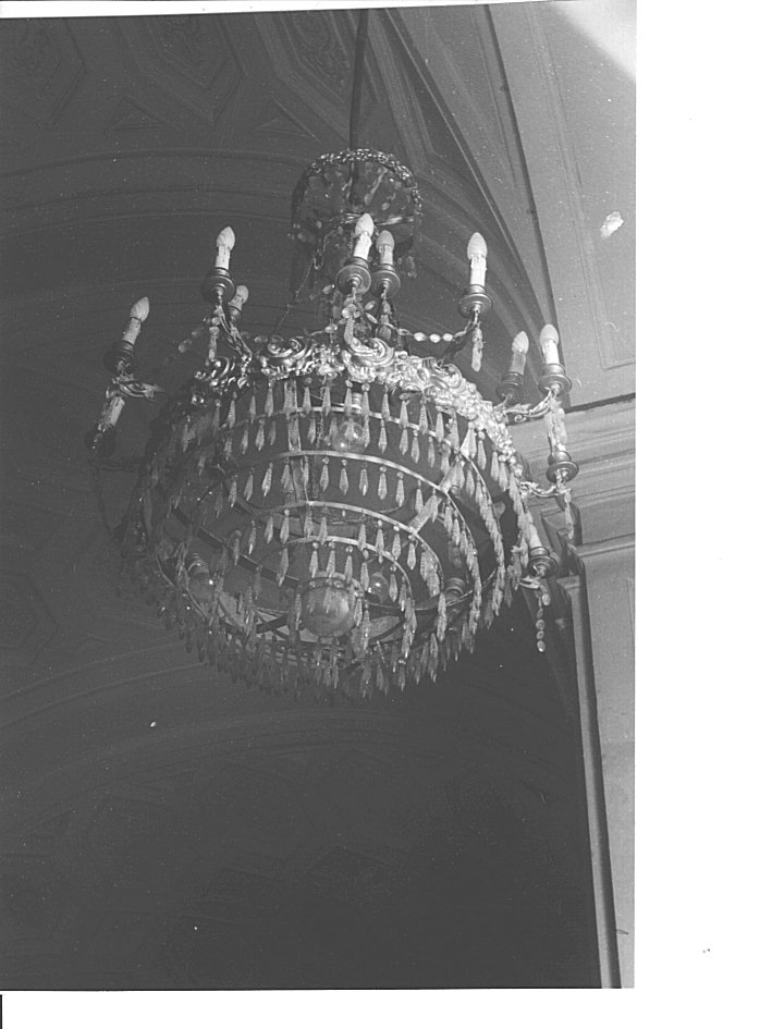 LAMPADARIO, SERIE - MANIFATTURA NAPOLETANA (FINE sec. XIX)