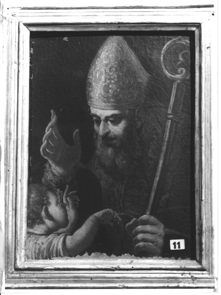 SAN BIAGIO (DIPINTO) - AMBITO NAPOLETANO (FINE sec. XVII)