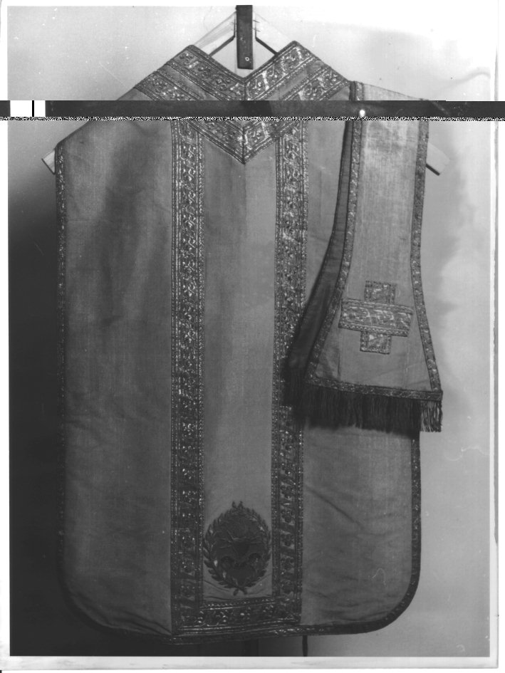 paramento liturgico - manifattura napoletana (metà sec. XIX)