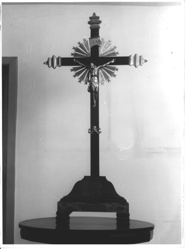 CROCE DA TAVOLO - manifattura napoletana (Prima metà sec. XIX)