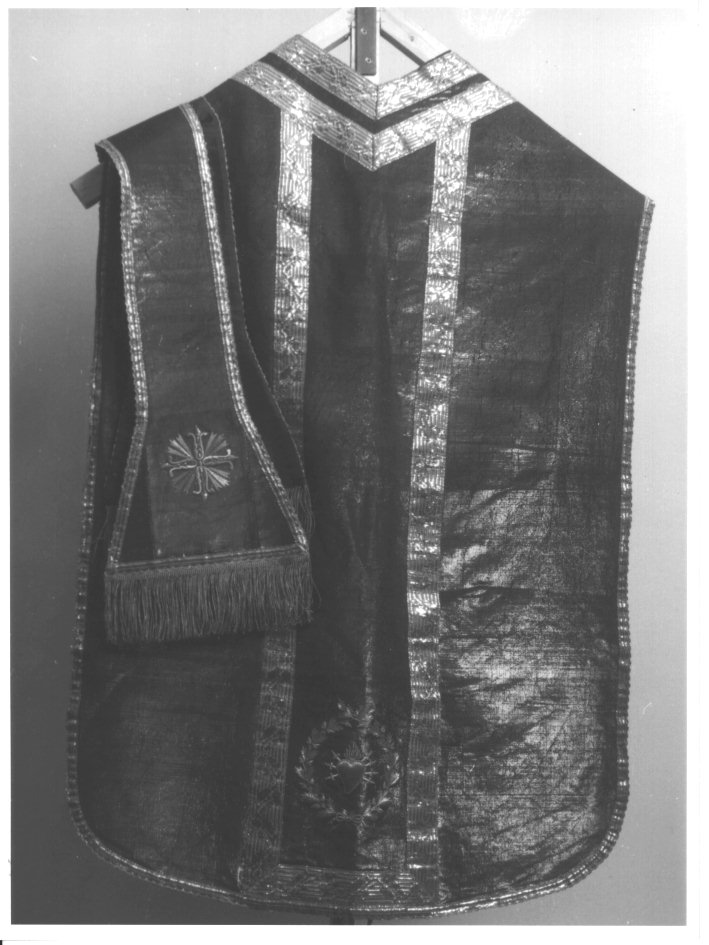 paramento liturgico - manifattura napoletana (metà sec. XIX)