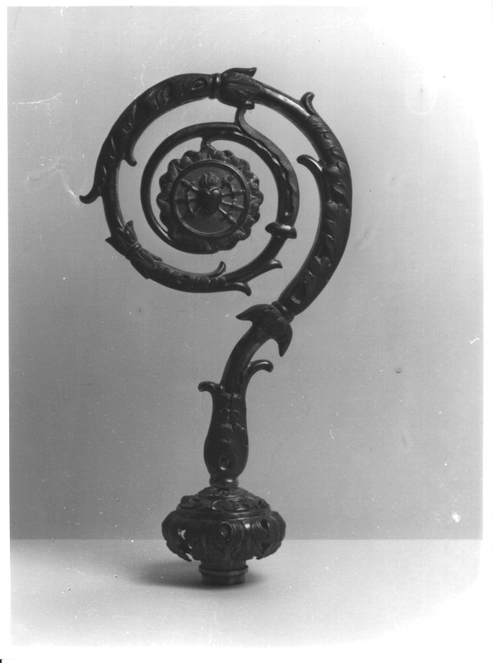 RICCIO DI PASTORALE - bottega argentiera napoletana (SECONDO QUARTO sec. XIX)