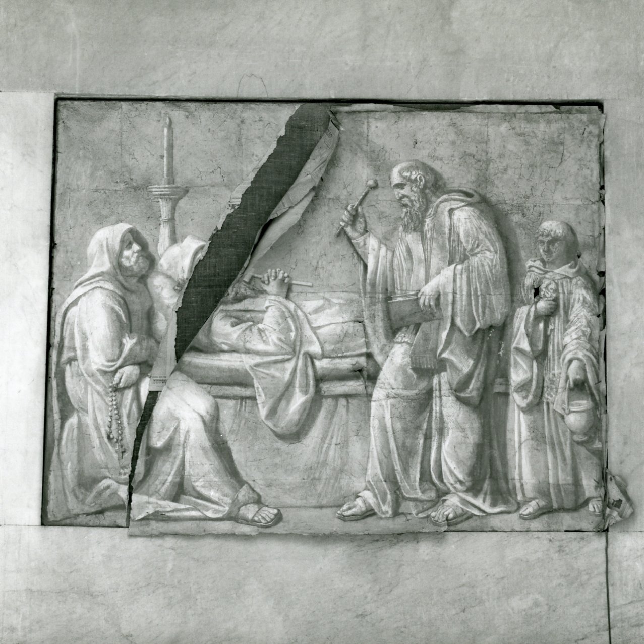 San Francesco di Paola (dipinto, elemento d'insieme) - ambito napoletano (prima metà sec. XIX)