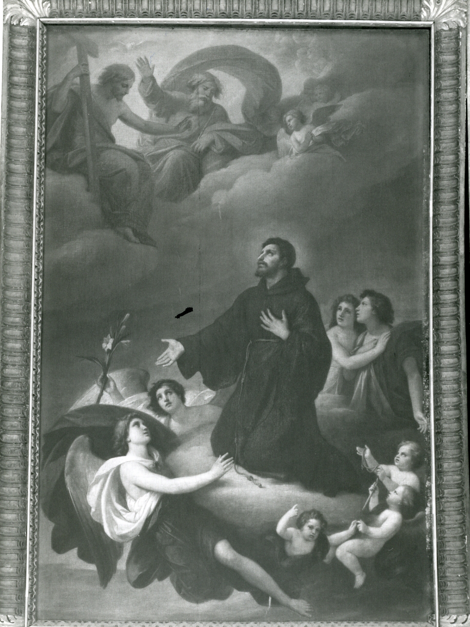 estasi del beato Nicolò dei Longobardi (dipinto) di Carta Natale (prima metà sec. XIX)