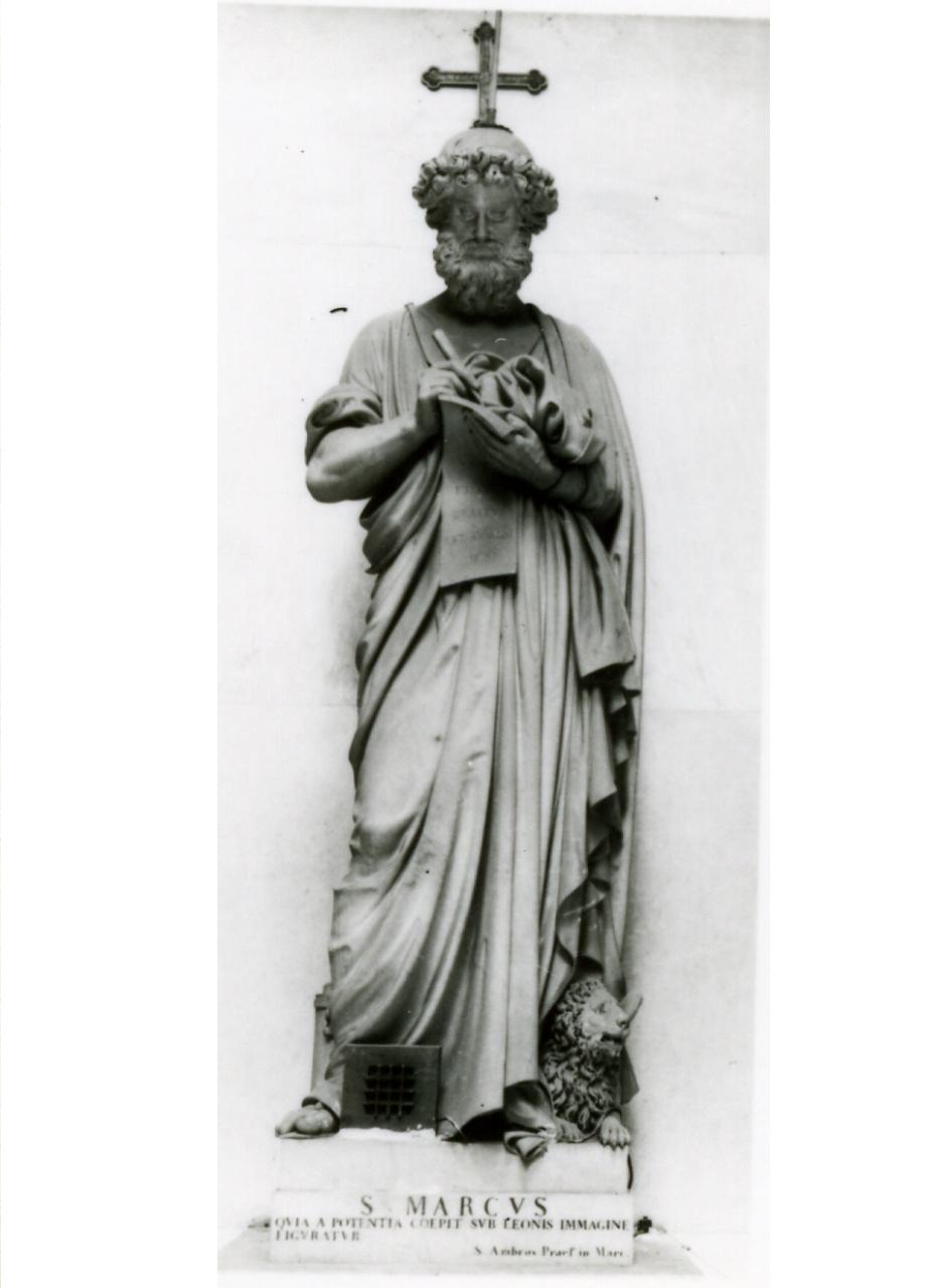 San Marco Evangelista (statua) di De Fabris Giuseppe (prima metà sec. XIX)