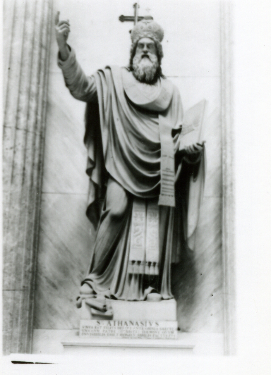Sant'Atanasio (statua) di Solari Angelo (prima metà sec. XIX)