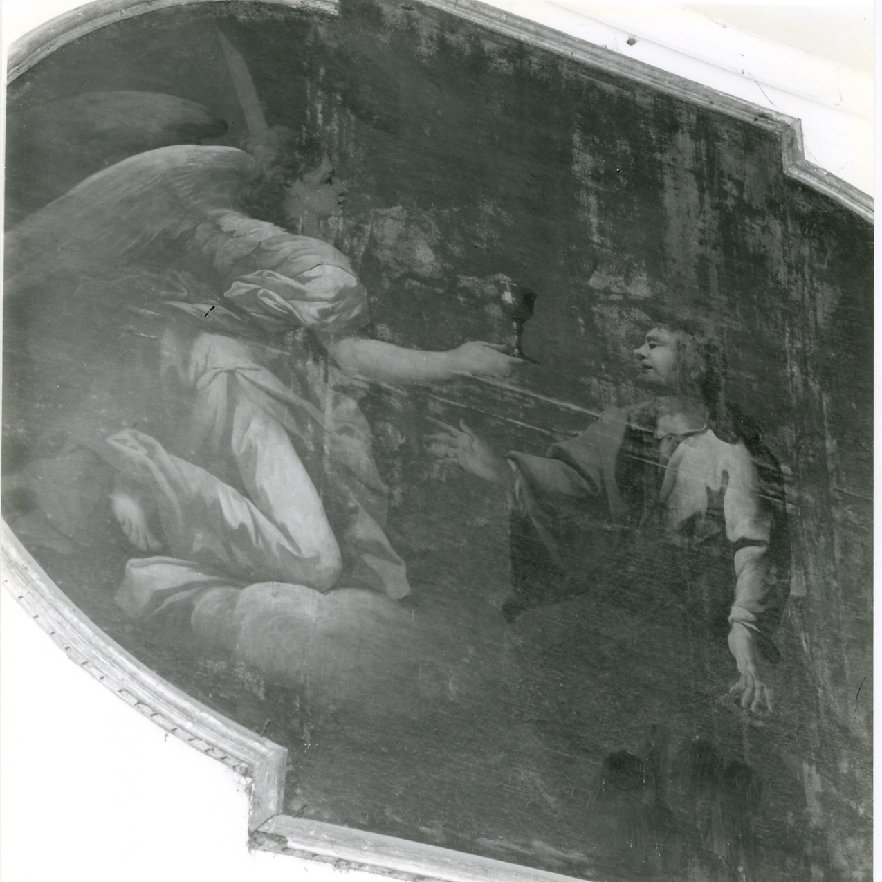 Cristo e l'angelo (dipinto, ciclo) di Del Po Giacomo, Del Po Pietro (sec. XVII)
