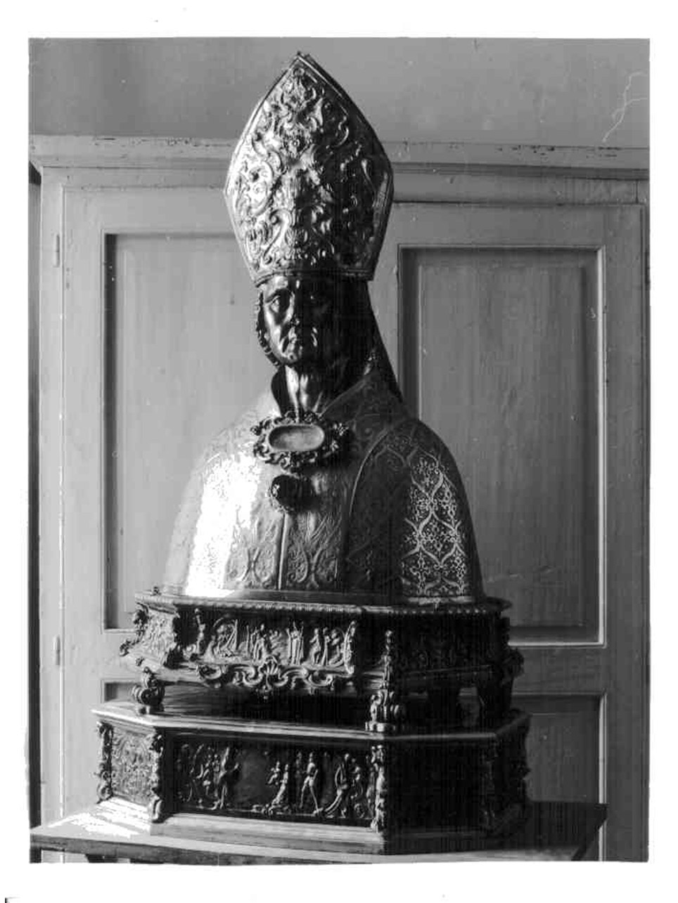 Sant'Eligio (reliquiario - a busto) - bottega napoletana (sec. XVII)