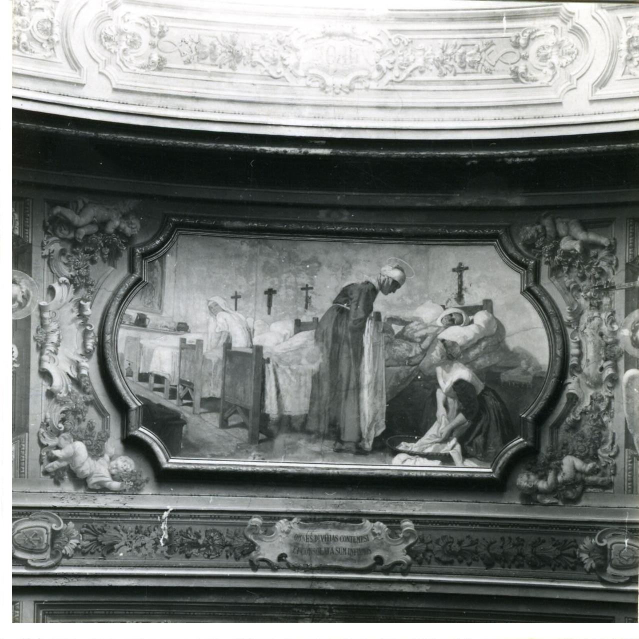angelo musicante (dipinto) di Vetri Paolo (sec. XX)