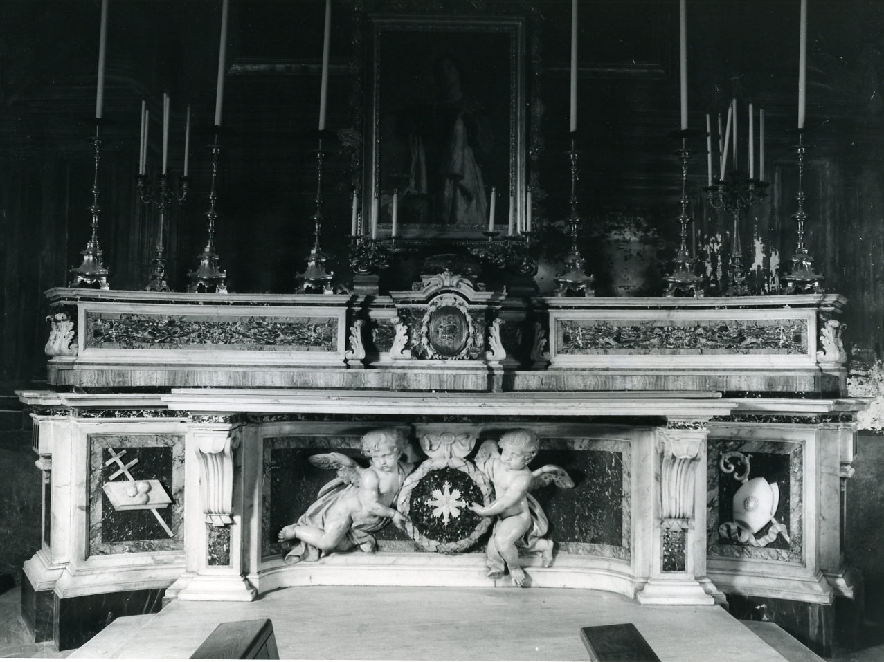 altare, insieme - bottega napoletana (sec. XVIII)