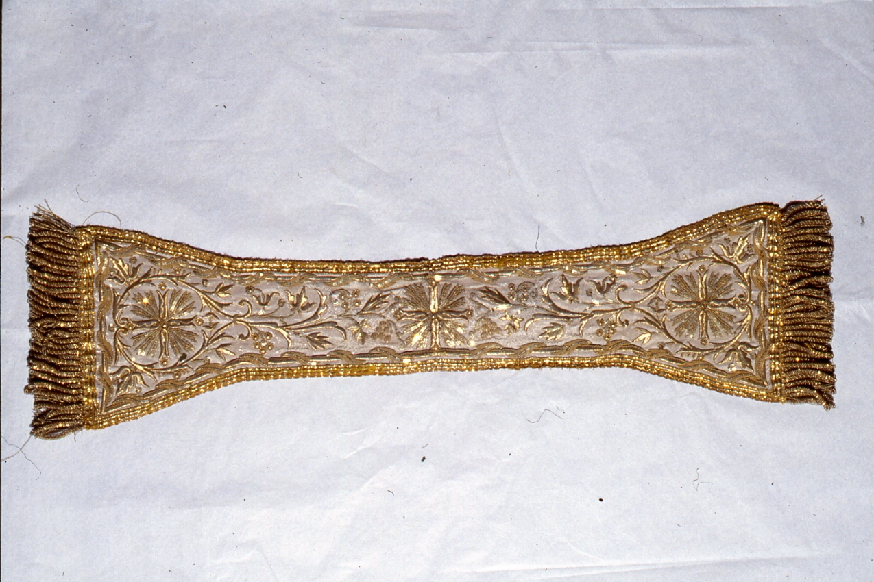 manipolo, elemento d'insieme - manifattura napoletana (sec. XIX)