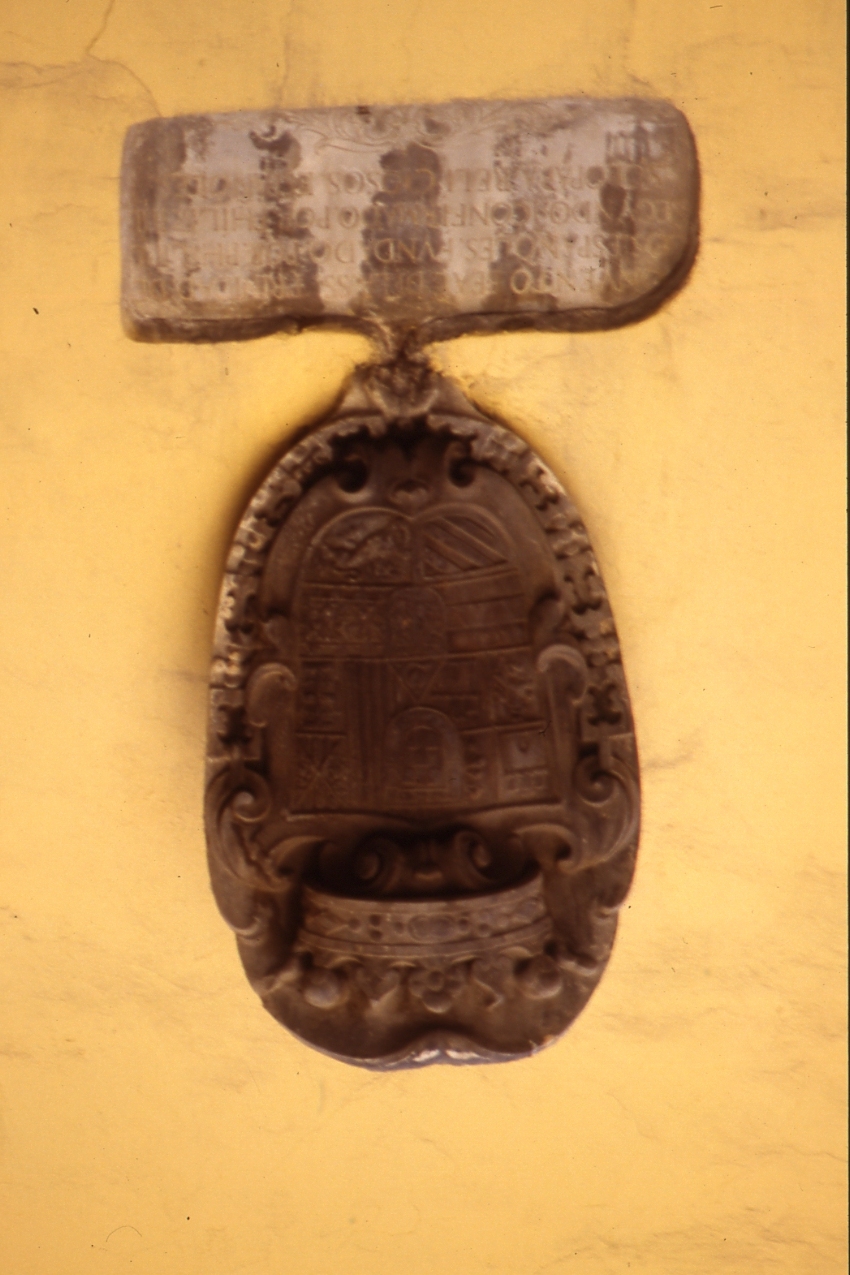 stemma (rilievo) - bottega napoletana (fine sec. XVI)