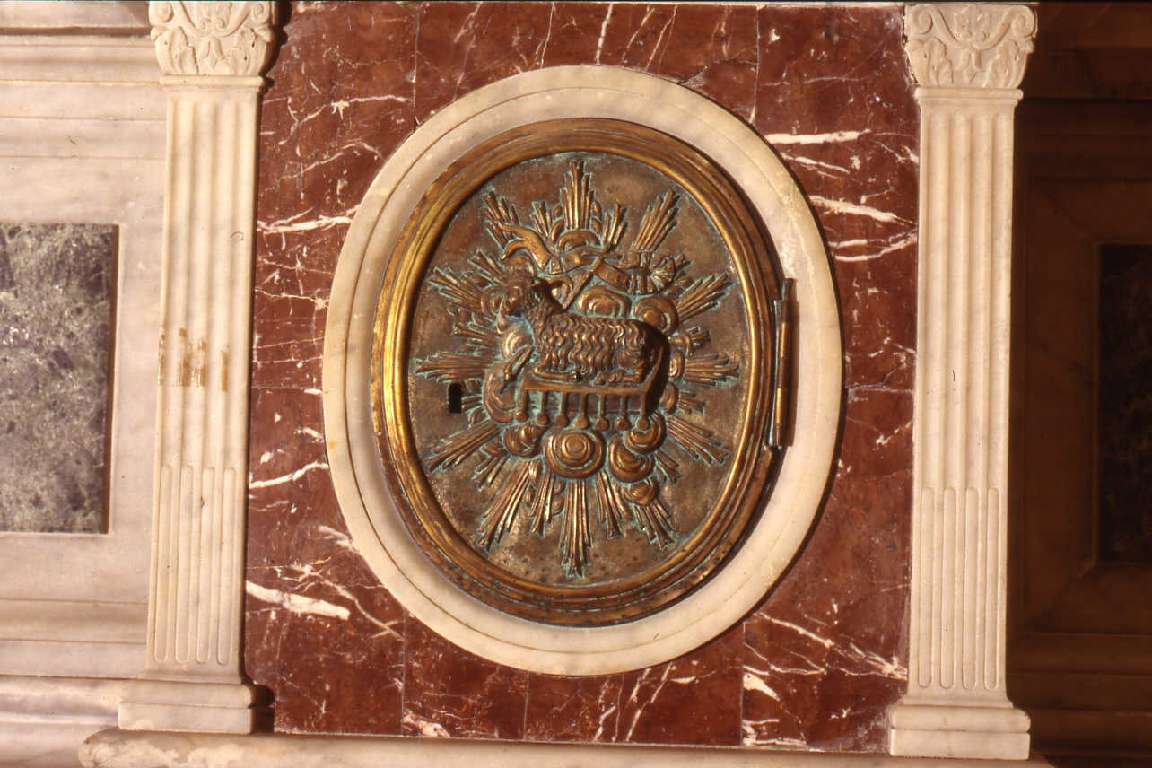 sportello di tabernacolo - bottega napoletana (fine sec. XIX)