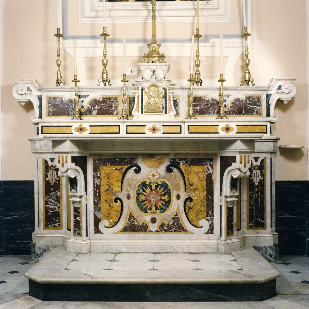 altare, serie - bottega napoletana, bottega campana (fine sec. XIX)