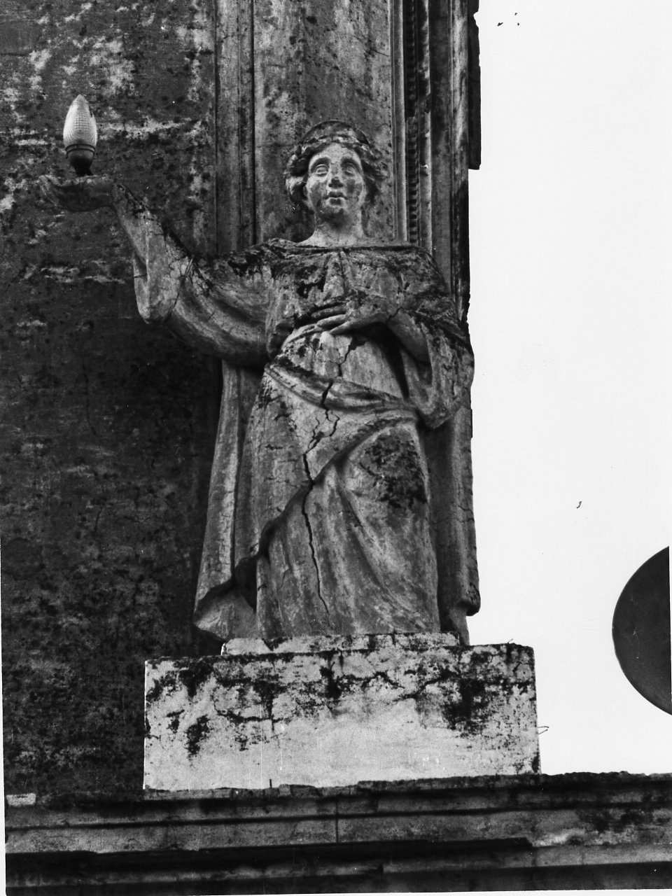 figura allegorica femminile (statua) - bottega napoletana (inizio sec. XIX)