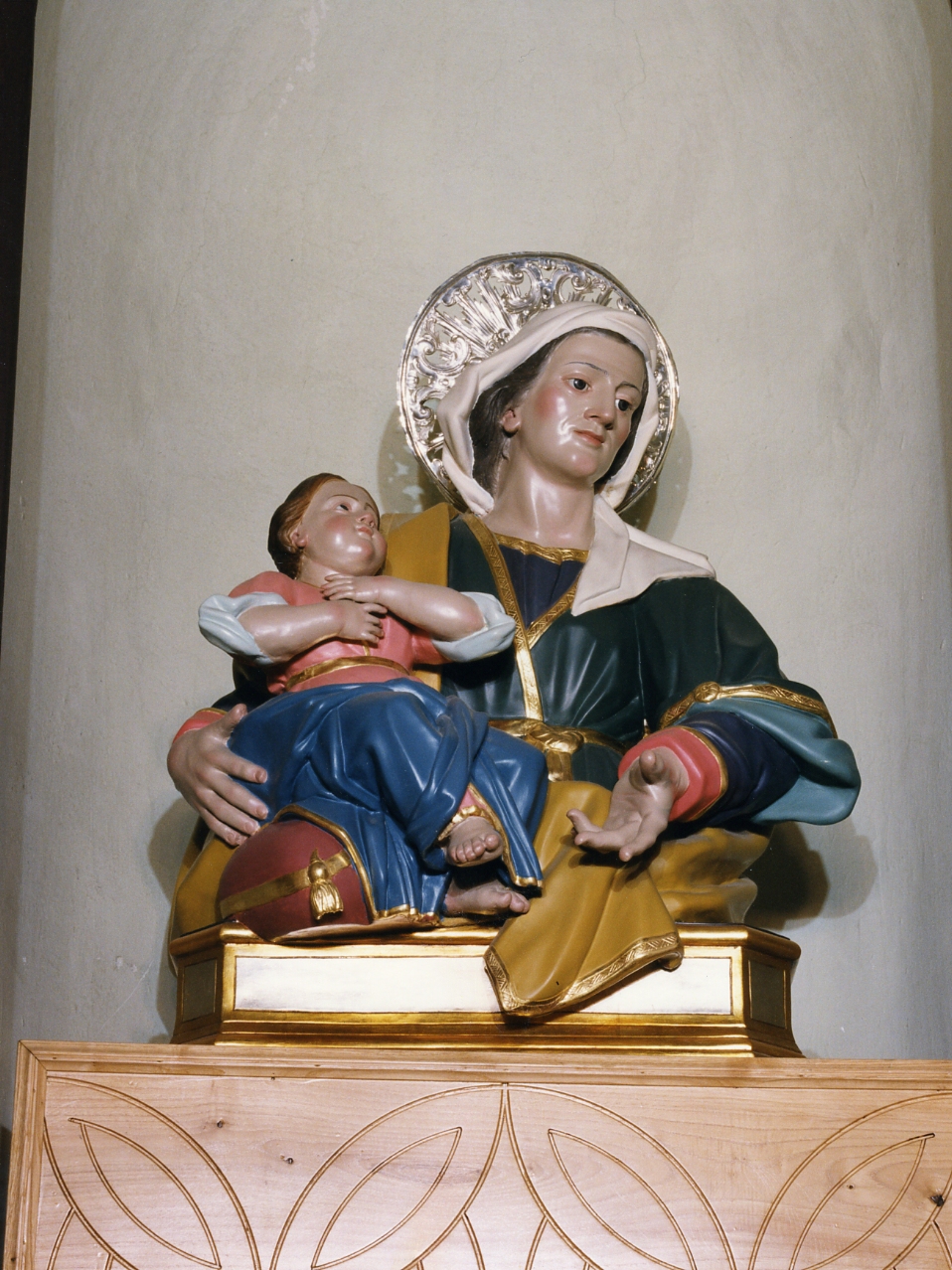 Maria Vergine bambina e Sant'Anna (scultura) - bottega napoletana (ultimo quarto sec. XVIII)
