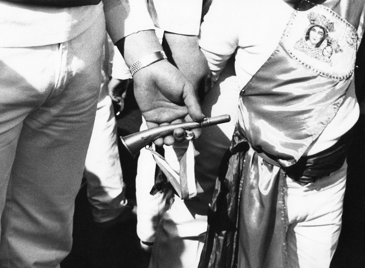 fischietto di pellegrinaggio - bottega campana (sec. XX)