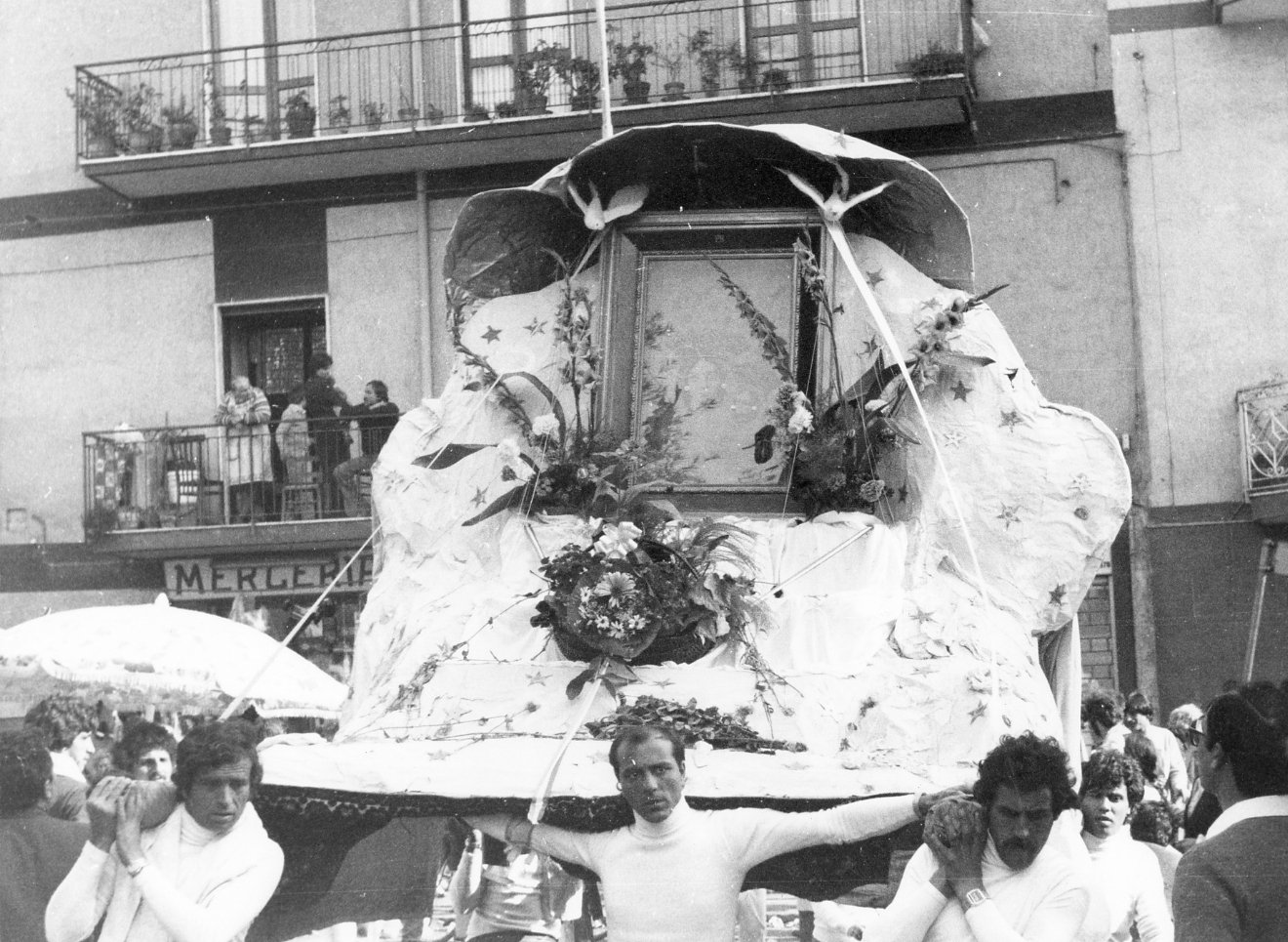 macchina processionale - bottega campana (sec. XX)