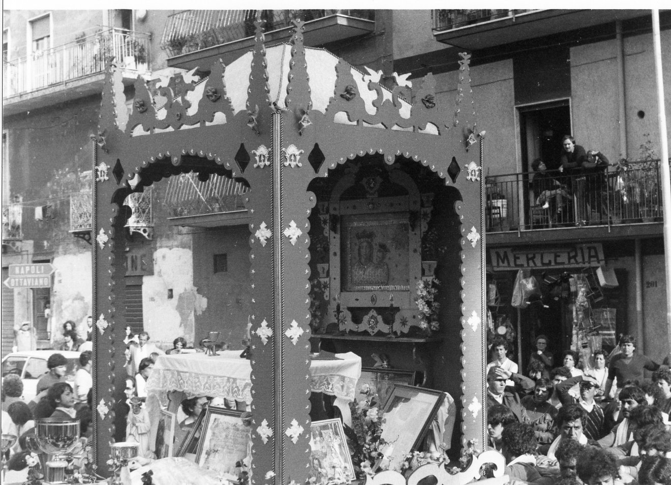 macchina processionale - bottega campana (sec. XX)