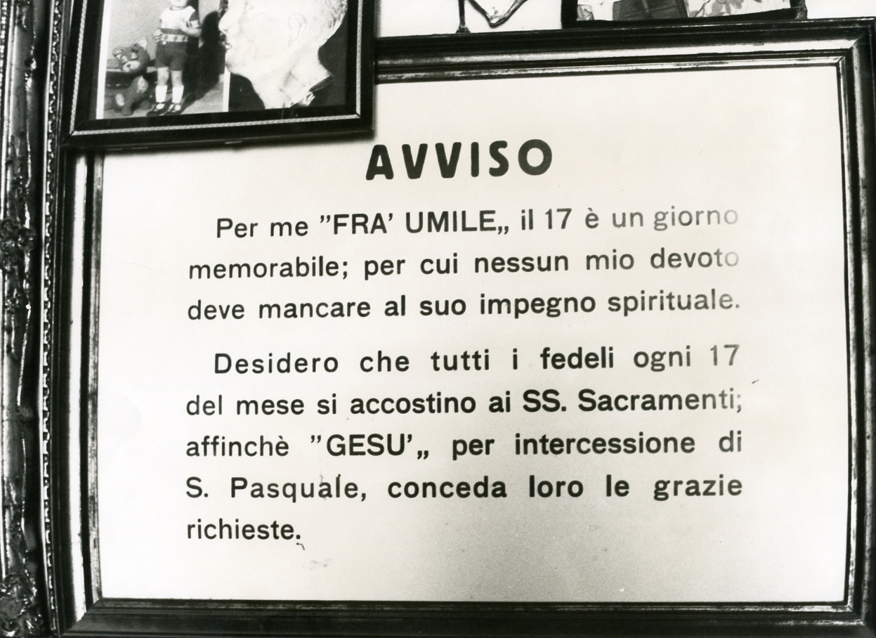 targa - bottega napoletana (sec. XX)