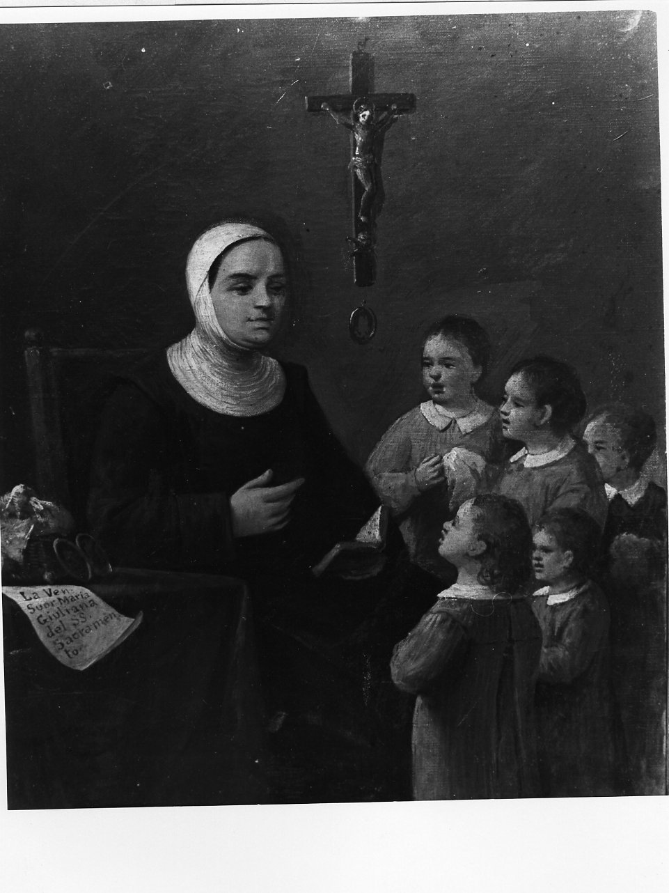 Santa Maria Giuliana del S.mo Sacramento (dipinto) - ambito napoletano (seconda metà sec. XIX)