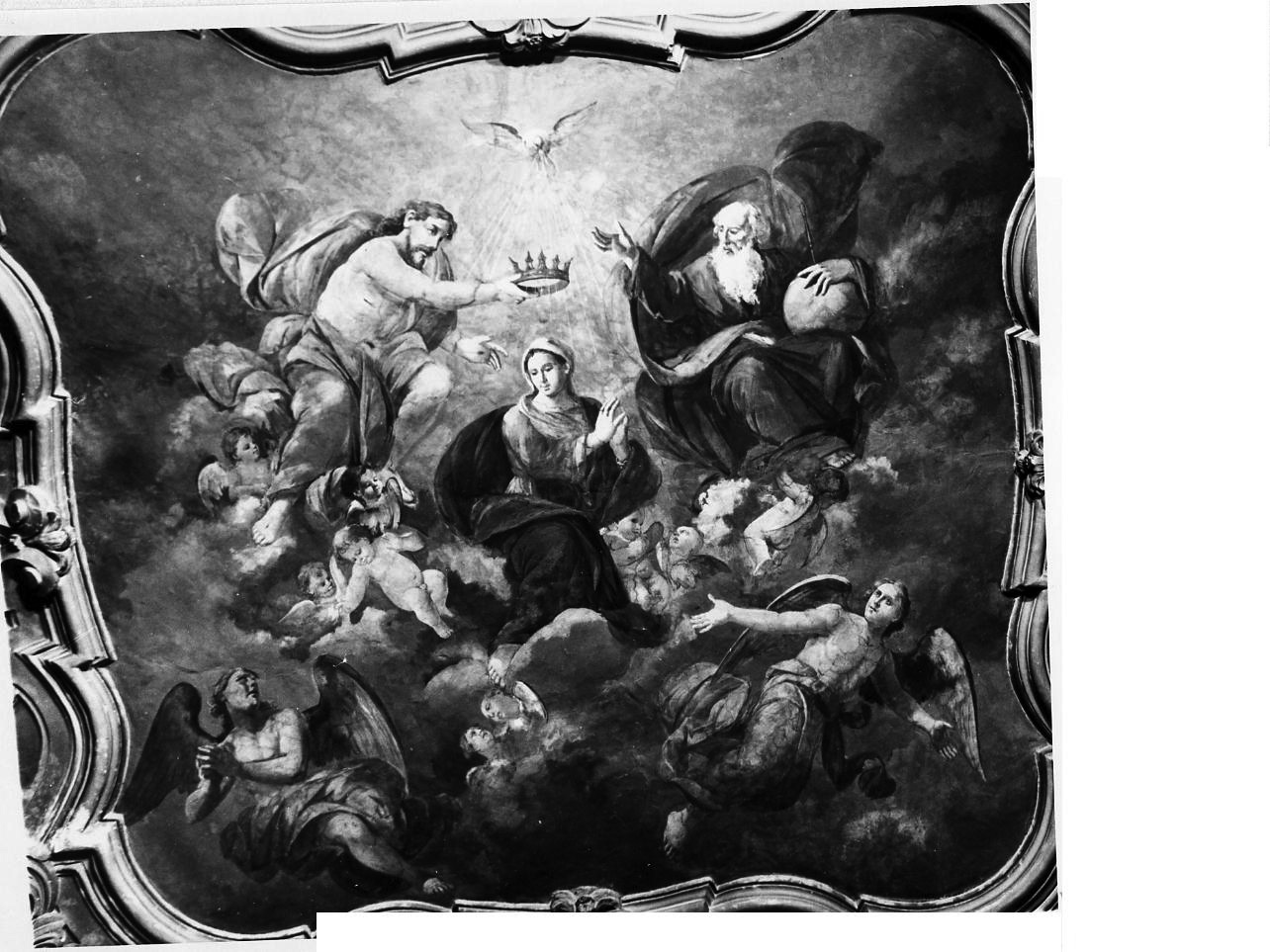 incoronazione di Maria Vergine (dipinto) - ambito napoletano (prima metà sec. XVIII)