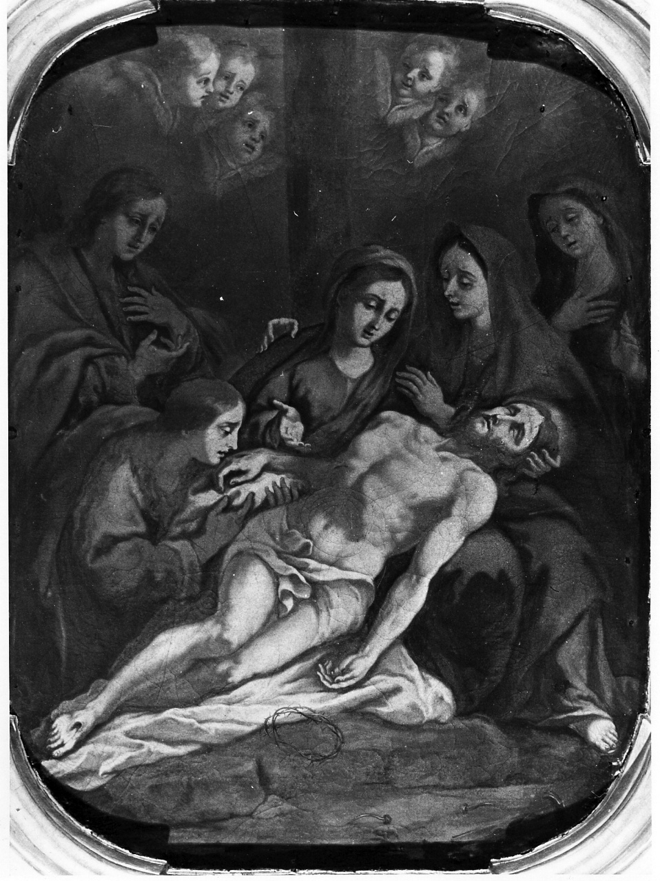 compianto sul Cristo morto (dipinto) di Guarino Domenico (prima metà sec. XVIII)