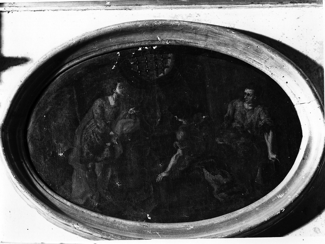 Giuseppe interpreta i sogni del faraone (dipinto) - ambito napoletano (prima metà sec. XVIII)