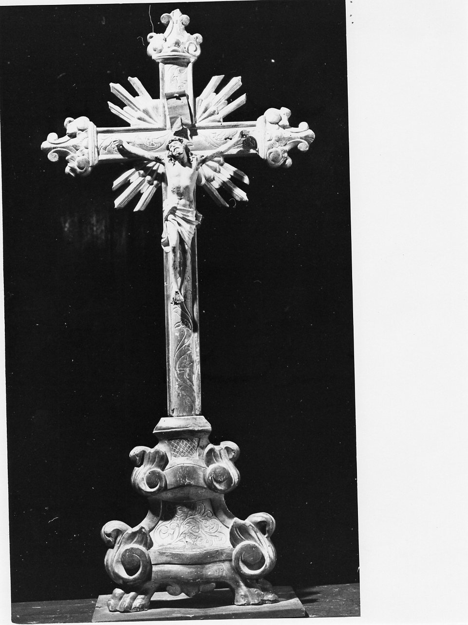 crocifisso - bottega napoletana (prima metà sec. XIX)