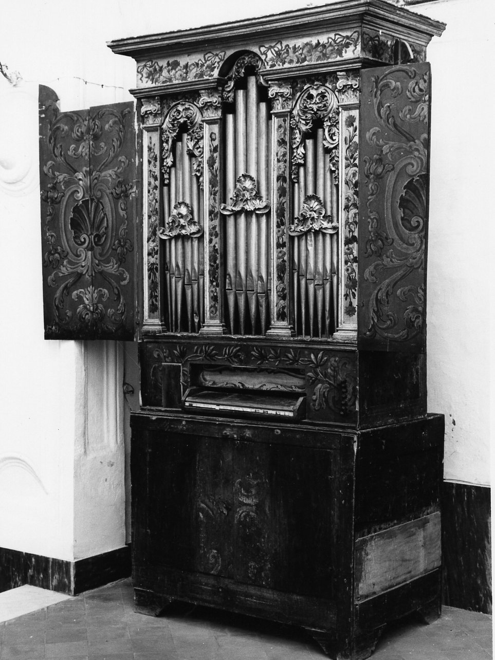 cassa d'organo - bottega napoletana (metà sec. XVIII)