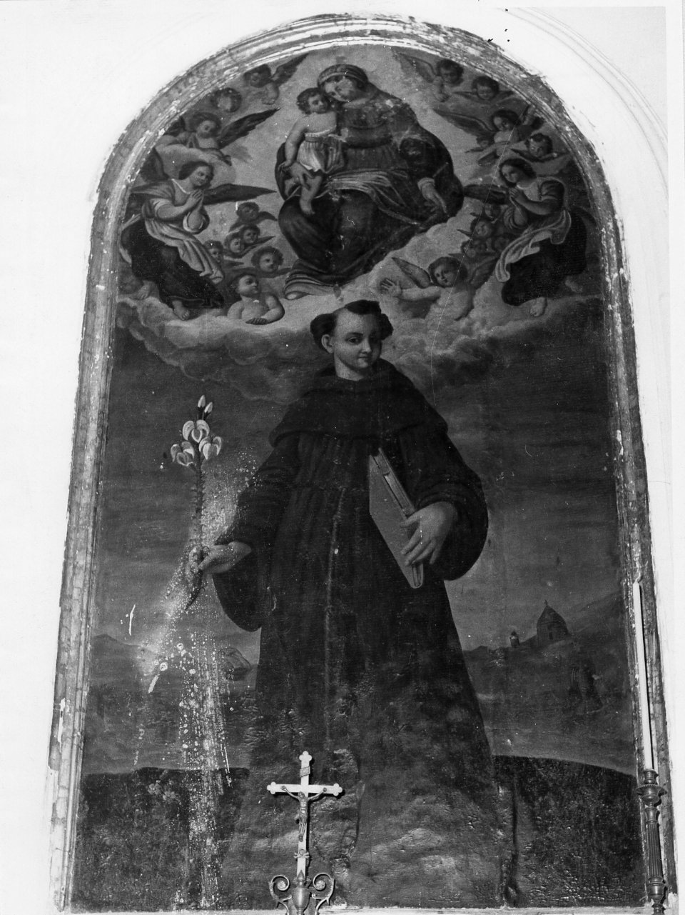 Sant'Antonio da Padova (dipinto) - ambito napoletano (seconda metà sec. XVII)