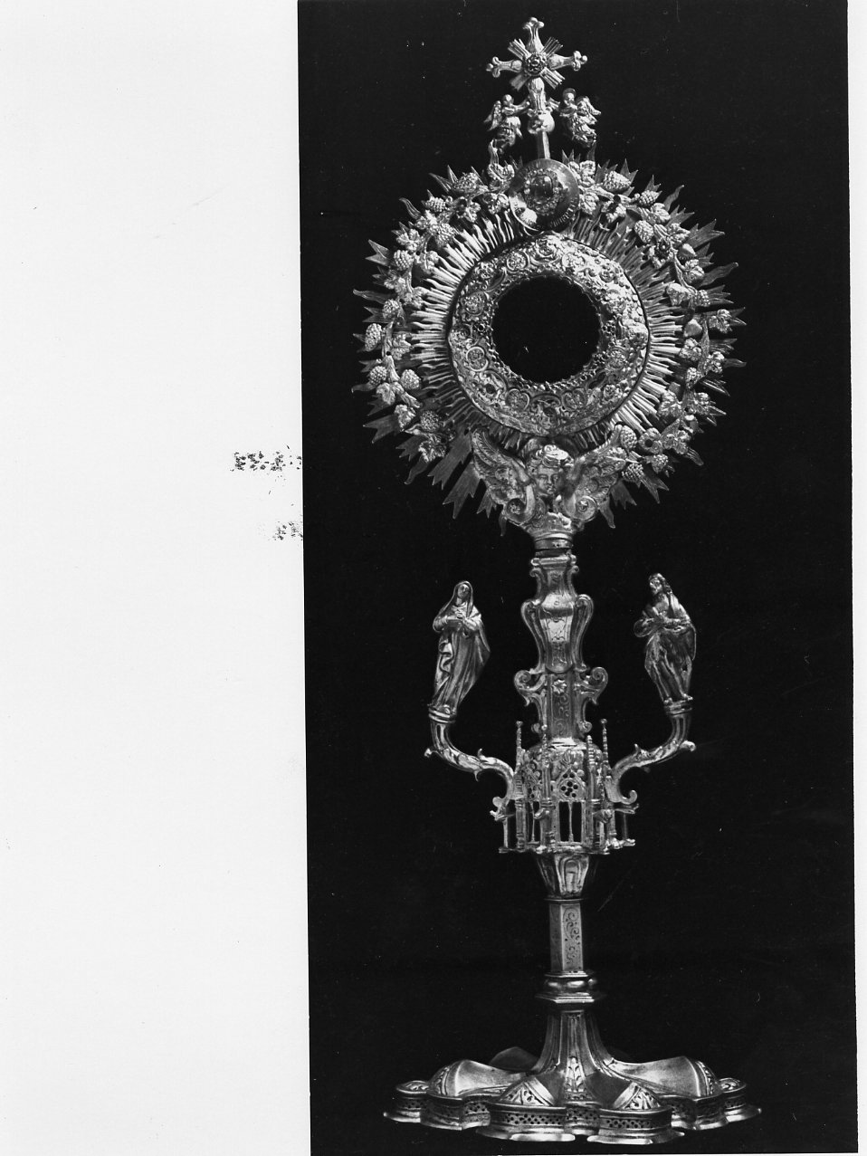 ostensorio - bottega napoletana (seconda metà sec. XVIII)