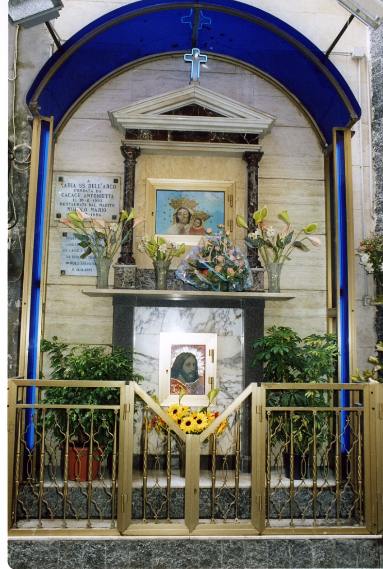 Madonna con Bambino (edicola) - bottega campana (sec. XX)