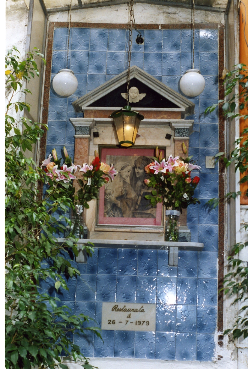 educazione di Maria Vergine (edicola) - bottega campana (inizio sec. XX)