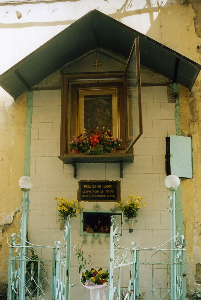 Madonna con Bambino (edicola) - bottega campana (sec. XX)